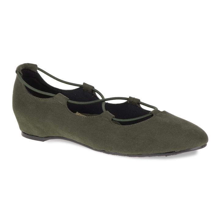 Soft Style By Hush Puppies Colleen Women's Flats, Size: Medium (12), Green