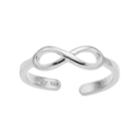 Sterling Summer Infinity Toe Ring, Women's, Silver