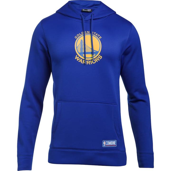 Men's Under Armour Golden State Warriors Fleece Hoodie, Size: Xxl, Blue