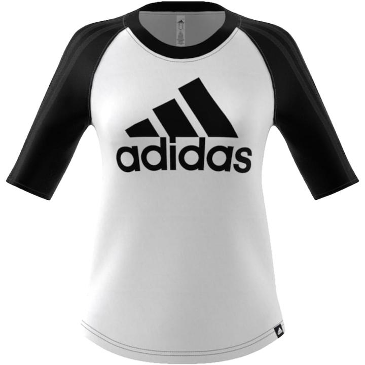 Women's Adidas Branded Baseball Tee, Size: Xl, White