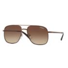 Gigi Hadid For Vogue Vo4083s 55mm Square Pilot Gradient Sunglasses, Women's, Lt Brown