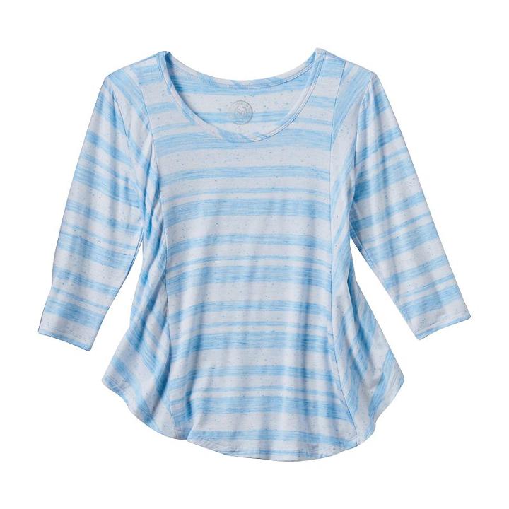 Girls 7-16 & Plus Size So&reg; Front Seams Swing Tee, Girl's, Size: 16 1/2, Med Blue