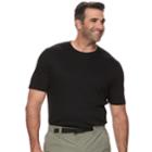 Big & Tall Croft & Barrow&reg; Classic-fit Easy-care Crewneck Tee, Men's, Size: 2xb, Black