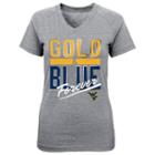 Girls 7-16 West Virginia Mountaineers Palladium Tee, Size: L(14), Grey