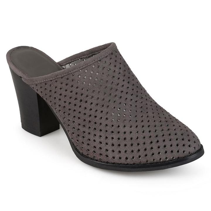 Journee Collection Verdi Women's Mules, Size: 5.5, Grey