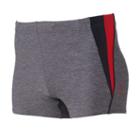Men's Speedo Fitness Splice Square Leg Swim Shorts, Size: Large, Dark Grey