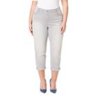 Plus Size Gloria Vanderbilt Stefania Slim Ankle Jeans, Women's, Size: 16 W, Grey