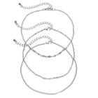 Mudd&reg; Chain Choker Necklace Set, Teens, Silver