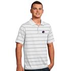 Men's Antigua Boise State Broncos Deluxe Striped Desert Dry Xtra-lite Performance Polo, Size: Small, Natural