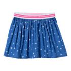 Girls 7-16 & Plus Size So&reg; Challis Skater Skirt, Girl's, Size: 16 1/2, Blue (navy)