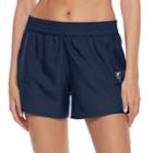 Women's Fila Sport&reg; Extended Woven Workout Shorts, Size: Xs, Blue (navy)