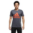 Men's Adidas Logo Tee, Size: Xl, Dark Grey
