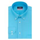 Big & Tall Chaps Essentials Regular-fit Herringbone Wrinkle-free Dress Shirt, Men's, Size: 19 35/6t, Turquoise/blue (turq/aqua)