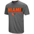 Men's Campus Heritage Miami Hurricanes Vandelay Tee, Size: Medium, Med Grey