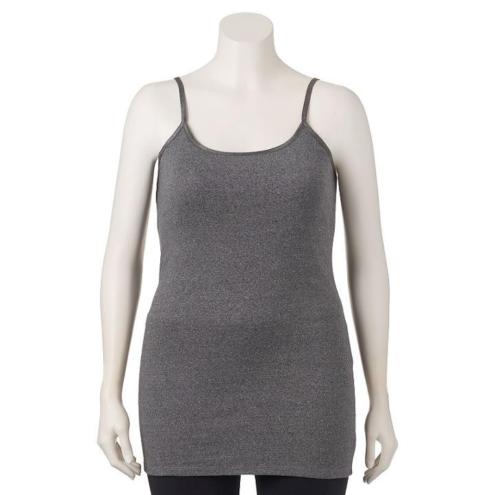 Juniors' Plus Size So&reg; Tunic Tank Top, Girl's, Size: 1xl, Dark Grey
