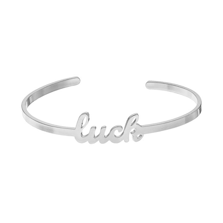Luck Cuff Bracelet, Women's, Silver