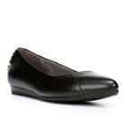 Lifestride Qute Women's Pointed Ballet Flats, Size: Medium (6.5), Black