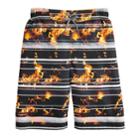 Boys 8-20 Zeroxposur Fiery Shark Swim Trunks, Size: Xl, Brown Over