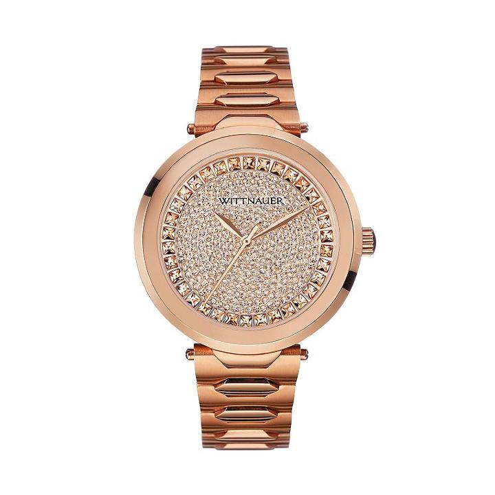 Wittnauer Women's Crystal Stainless Steel Watch - Wn4027, Pink