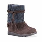 Muk Luks Rihanna Women's Water-resistant Boots, Girl's, Size: 7, Dark Brown