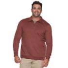 Big & Tall Croft & Barrow&reg; Classic-fit Extra-soft Quarter-zip Pullover, Men's, Size: L Tall, Dark Red