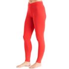 Women's Cuddl Duds Softwear Leggings, Size: Medium, Red