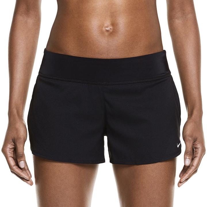 Women's Nike Core Solid Boardshort Bottoms, Size: Small, Grey (charcoal)