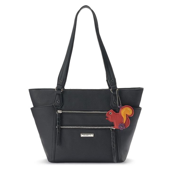 Rosetti Double Handle Tote, Women's, Black