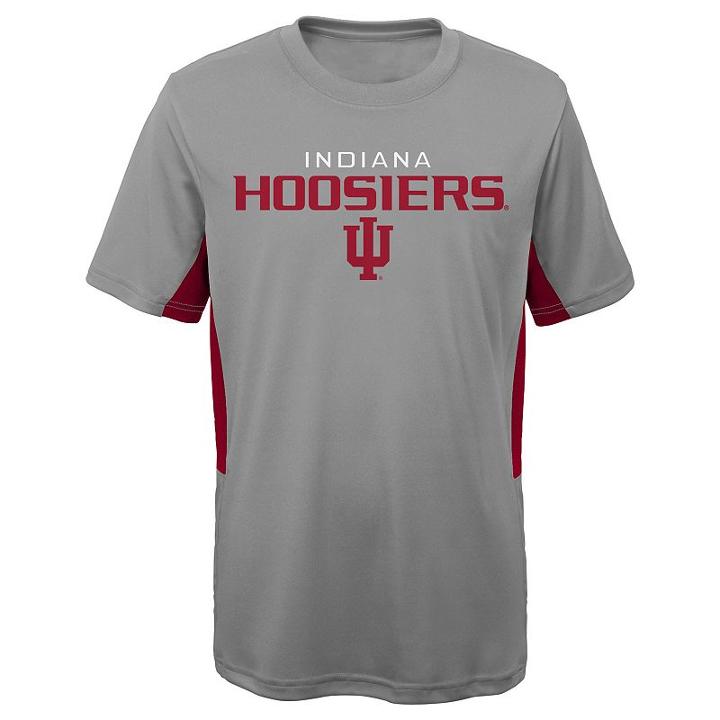 Boys 8-20 Indiana Hoosiers Mainframe Performance Tee, Size: Xl 18-20, Grey