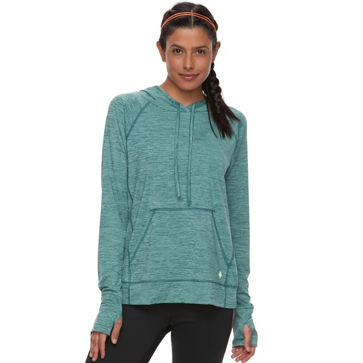 Women's Tek Gear Performance Popover Top, Size: Small, Dark Blue