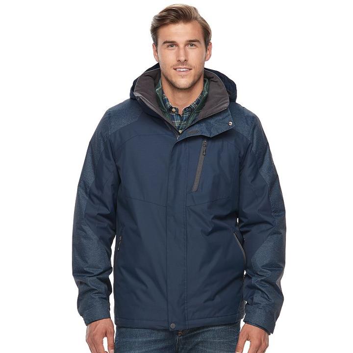 Big & Tall Zeroxposur Beacon Colorblock Hooded Jacket, Men's, Size: 3xl Tall, Blue Other