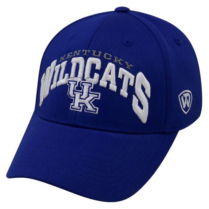Adult Top Of The World Kentucky Wildcats Whiz Adjustable Cap, Med Blue