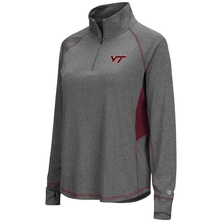 Women's Virginia Tech Hokies Sabre Pullover, Size: Xxl, Light Grey