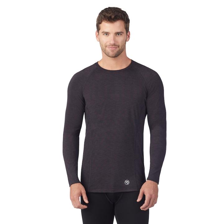 Men's Climatesmart Medium Weight Performance Base Layer Crewneck Top, Size: Xl, Light Grey