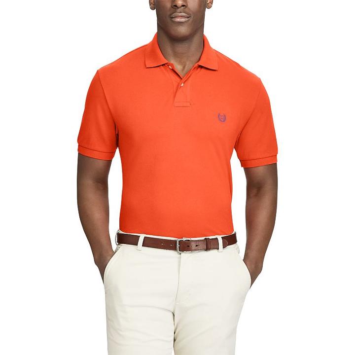Men's Chaps Classic-fit Stretch Polo, Size: Large, Orange
