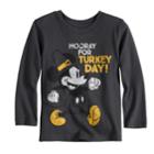 Disney's Mickey Mouse Baby Boy Hooray For Turkey Day! Softest Graphic Tee By Jumping Beans&reg;, Size: 12 Months, Med Grey