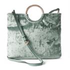 Lc Lauren Conrad Ring Convertible Crossbody Bag, Women's, Med Green