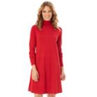 Women's Apt. 9&reg; Turtleneck Dress, Size: Xl, Red