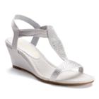 New York Transit Got It Women's Wedge Sandals, Size: Medium (9), Light Grey