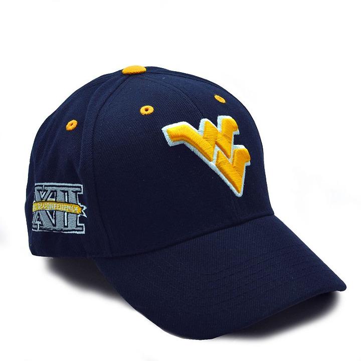 Top Of The World West Virginia Mountaineers Triple Conference Baseball Cap - Adult, Men's, Blue
