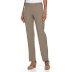 Women's Croft & Barrow&reg; Polished Pintuck Pull-on Pants, Size: 12, Med Beige
