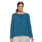 Plus Size Sonoma Goods For Life&trade; Scoopneck Top, Women's, Size: 2xl, Turquoise/blue (turq/aqua)