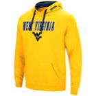 Men's West Virginia Mountaineers Pullover Fleece Hoodie, Size: Large, Blue (navy)
