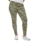 Juniors' Plus Size So&reg; Low-rise Twill Leggings, Teens, Size: 20 W, Green