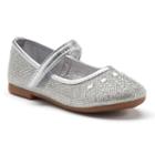 Rugged Bear Toddler Girls' Glitter Mary Jane Shoes, Girl's, Size: 6 T, Silver