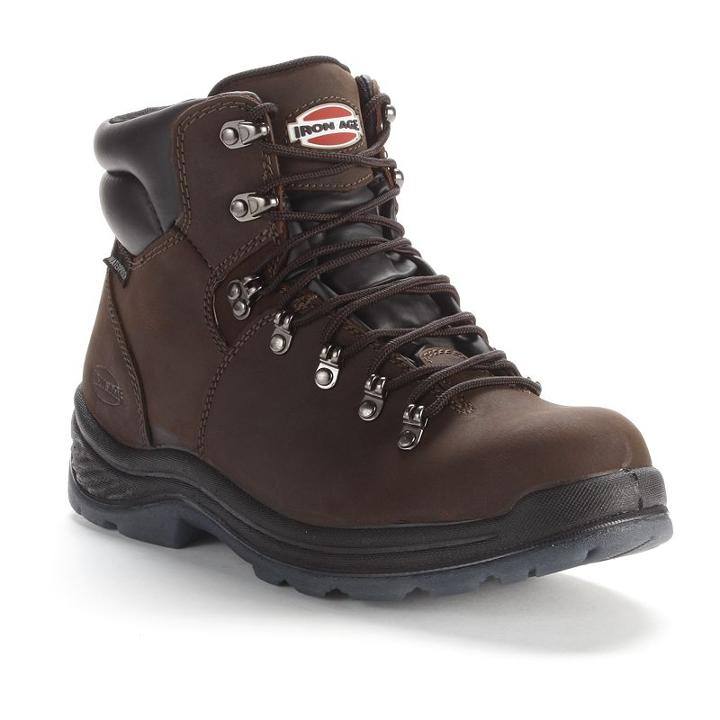 Iron Age Men's Waterproof Hiking Boots, Size: Medium (6), Brown