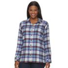 Plus Size Dickies Americana Flannel Shirt, Women's, Size: 1xl, Purple