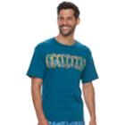Men's Cotton Links Surf Board Graphic Tee, Size: Large, Dark Blue