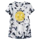 Girls 7-16 & Plus Size Mudd&reg; Tie-dye Ombre Fringe Tee, Girl's, Size: 18 1/2, Black