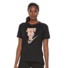 Women's Nike Just Do It Graphic Tee, Size: Medium, Grey (charcoal)